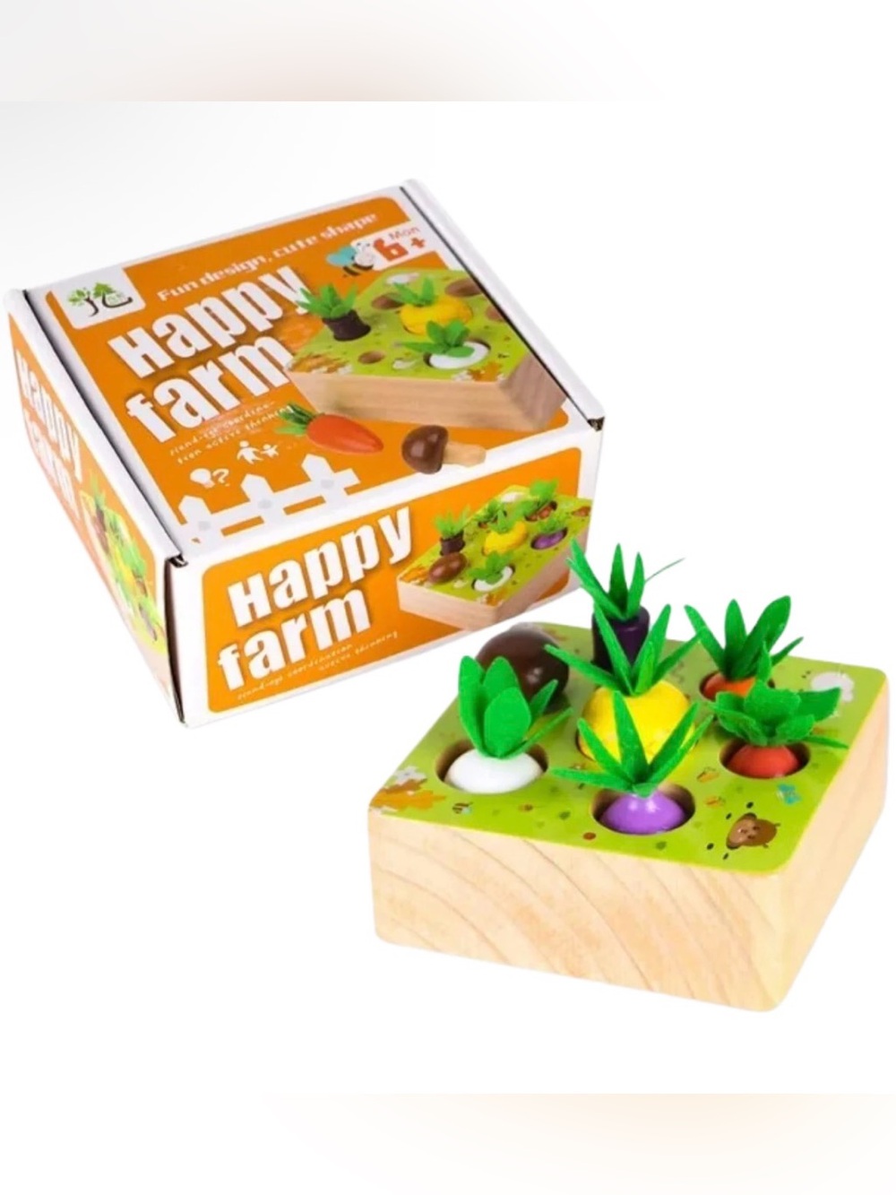 Happy Farm Wooden Montessori Toy
